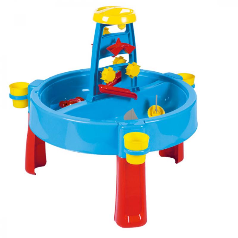 Dolu 3 in 1 Zand en Watertafel met Tekentafel Blauw/Rood
