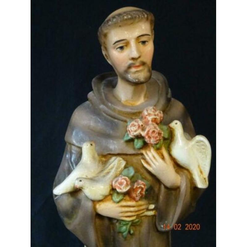 100461N=Heilige Franciscus met duiven.