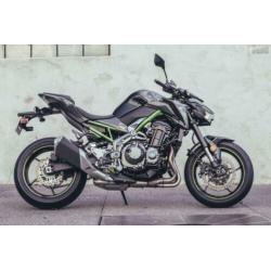 originele uitlaat demper z900 kawasaki en hitteschild