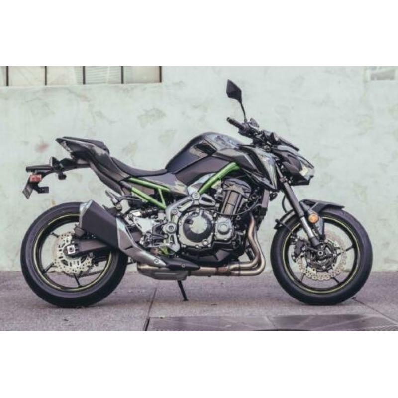 originele uitlaat demper z900 kawasaki en hitteschild