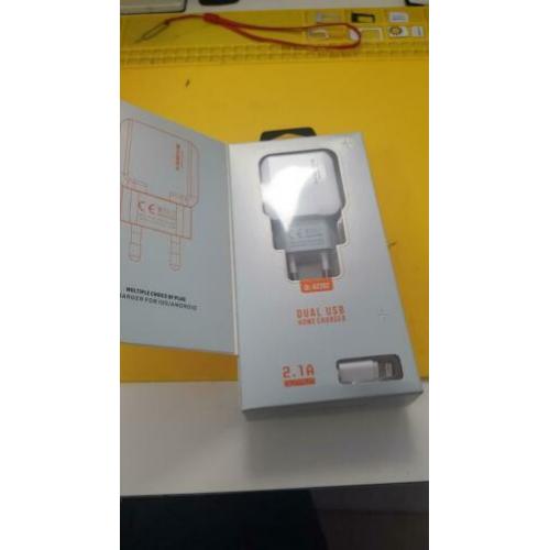 USB Home Charger met twee porten nieuwe in doos