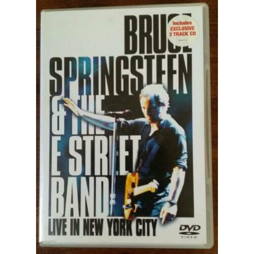 2 x dvd en 1 x cd Bruce Springsteen live in New York city