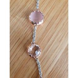 Ti sento roze portofino armband en kettinghanger € 90,00