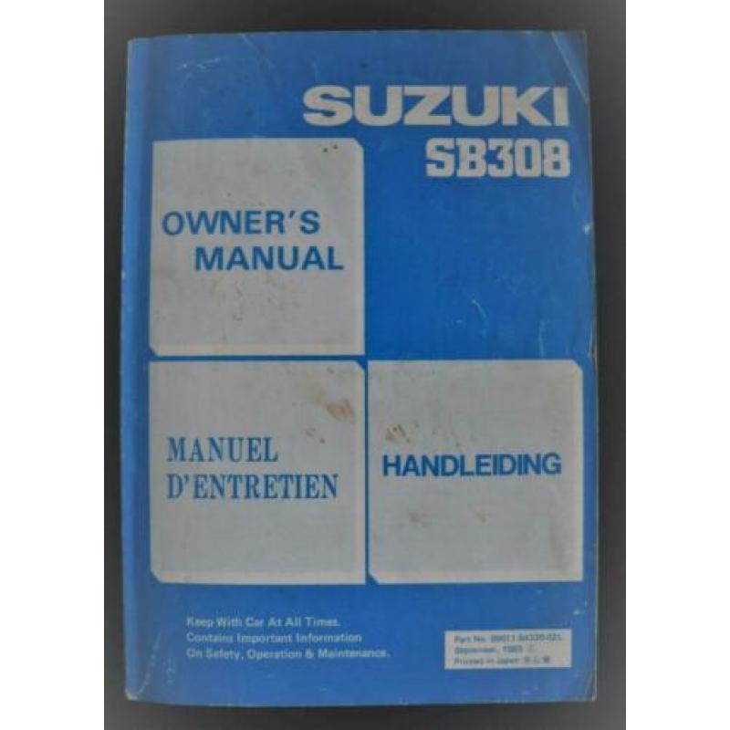 Handleidingen Suzuki (2x)