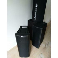 Twee IG1T DB Technologies Speakers NIEUWSTAAT