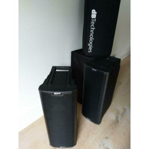 Twee IG1T DB Technologies Speakers NIEUWSTAAT