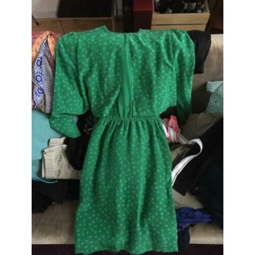 Vintage Janina Schreck 60s polkadot jurk - maat 36 - zijde