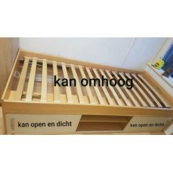 1 persoon bed zonder matras