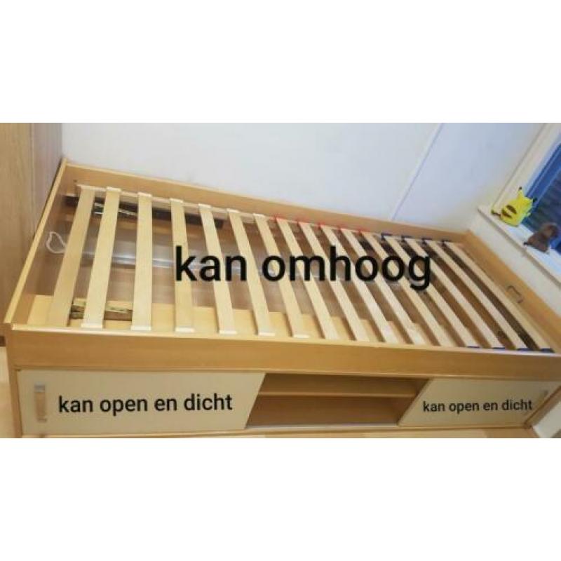 1 persoon bed zonder matras