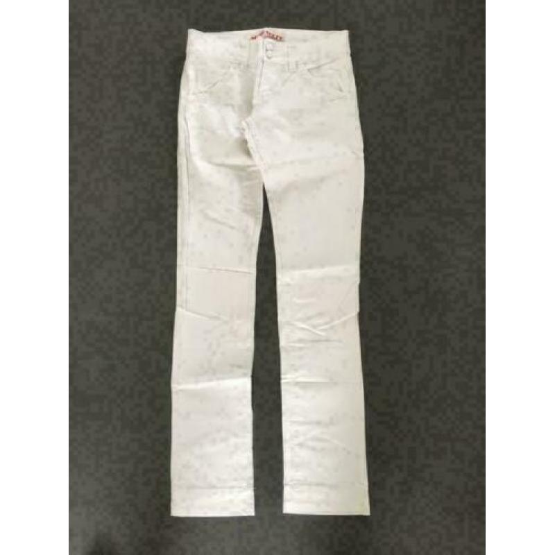 B489 MISS SIXTY spijker broek jeans gebr.wit Maat W28=36=S