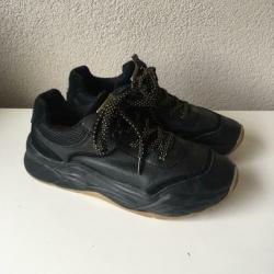 Maison scotch / scotch and soda zwarte sneakers maat 39