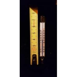 Mini kwik thermometer 7.6 cm