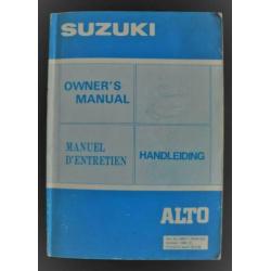 Handleidingen Suzuki (2x)