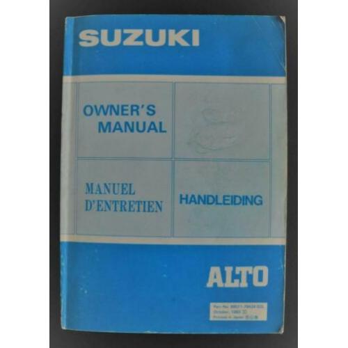 Handleidingen Suzuki (2x)