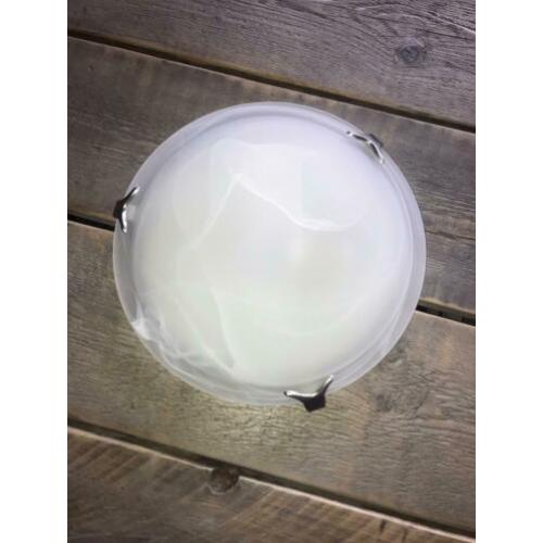 Glazen plafondlamp 30cm