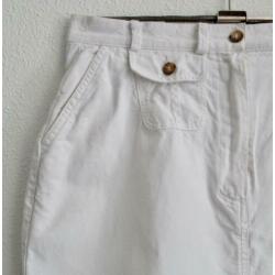Witte katoen/linnen-mix rok van Scapa Jeans - mt 36