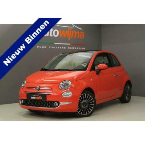 Fiat 500 0.9 TwinAir 105PK Lounge Navigatie, climate control