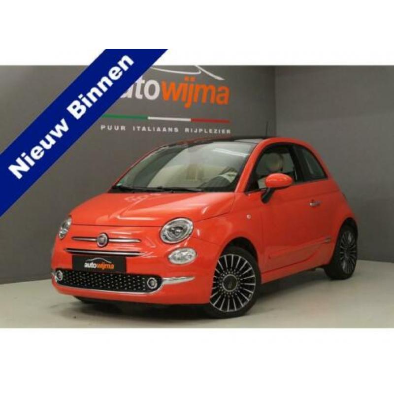 Fiat 500 0.9 TwinAir 105PK Lounge Navigatie, climate control