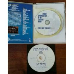2 x dvd en 1 x cd Bruce Springsteen live in New York city