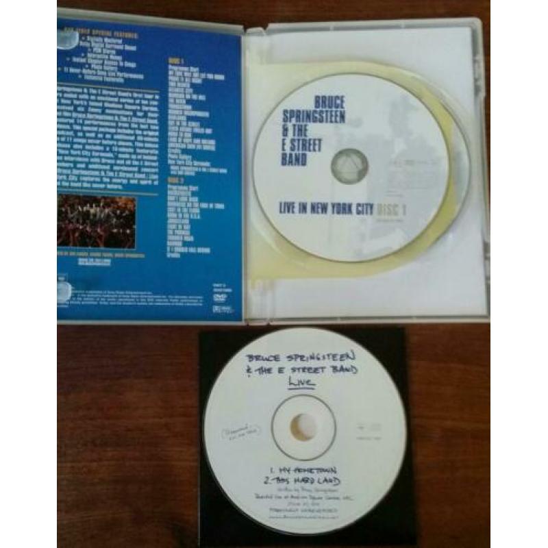 2 x dvd en 1 x cd Bruce Springsteen live in New York city