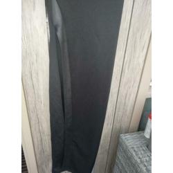 Goddess Londen Zwarte asymmetrische jurk 38 'm