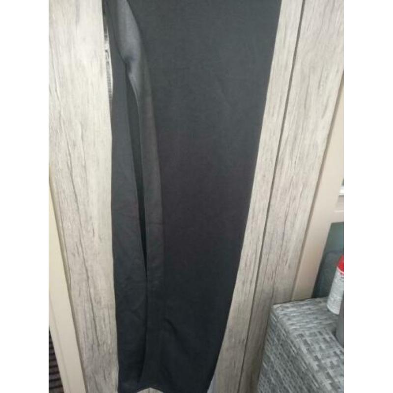 Goddess Londen Zwarte asymmetrische jurk 38 'm