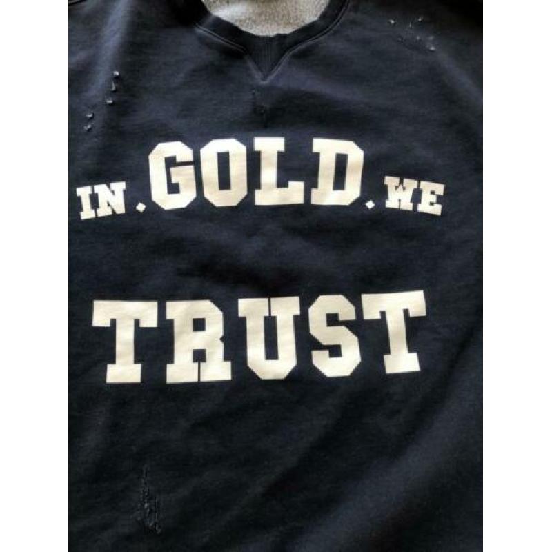 In Gold We Trust sweater XL