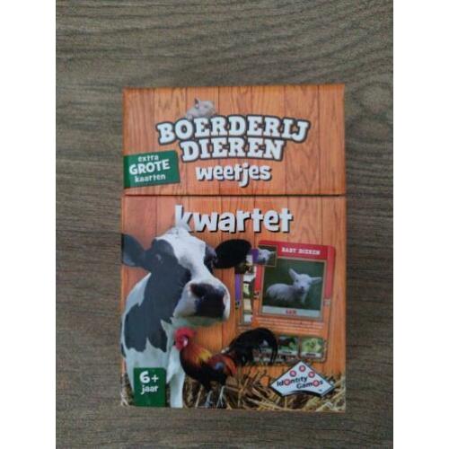 Kwartet over boerderij dieren weetjes Identity Games