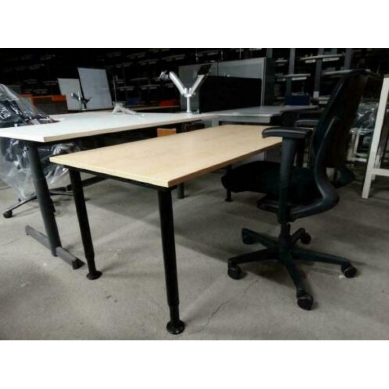 Gispen Next bureau / bureautafel 140x80 of 160x80 ( 20 x )