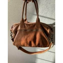 Cowboysbag The Bag cognac leer. 42 x 27 x 15 cm.
