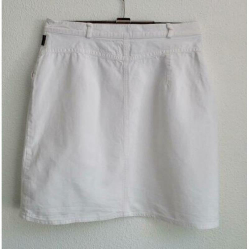 Witte katoen/linnen-mix rok van Scapa Jeans - mt 36