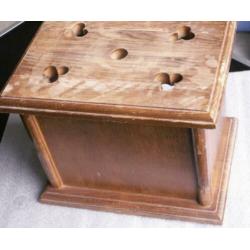 Houten eiken Stoof met test