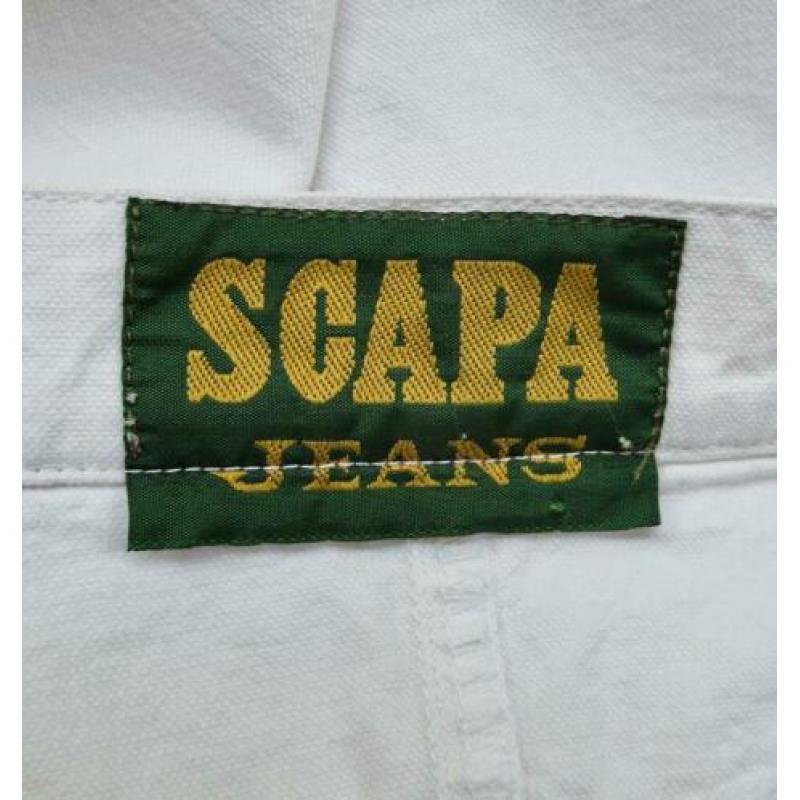 Witte katoen/linnen-mix rok van Scapa Jeans - mt 36