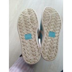 Converse sneakers maat 36 lichtblauw suède