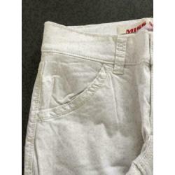 B489 MISS SIXTY spijker broek jeans gebr.wit Maat W28=36=S