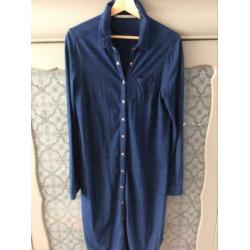 Spijkerjurk/ blouse maat L Part two