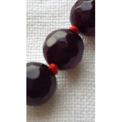 Rode granaat ketting - 50 cm lang
