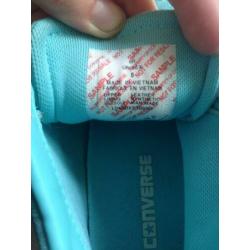 Converse sneakers maat 36 lichtblauw suède