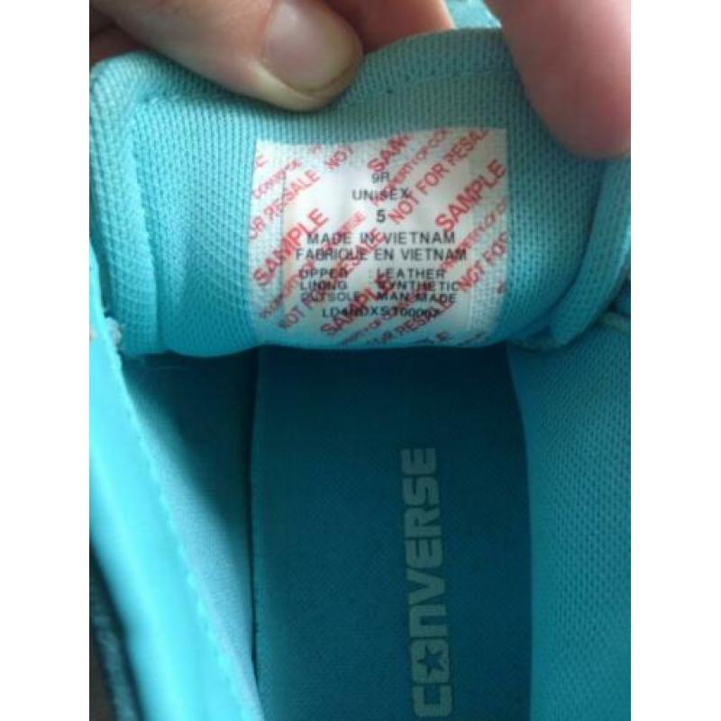 Converse sneakers maat 36 lichtblauw suède