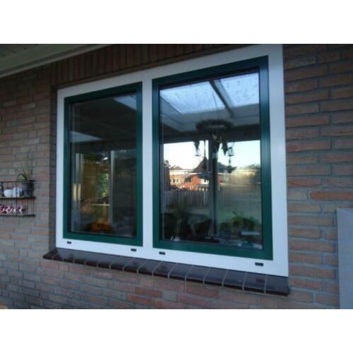 Te koop:aluminium kozijn + dubbel glas