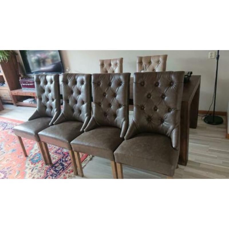 Eettafel + 6 stoelen