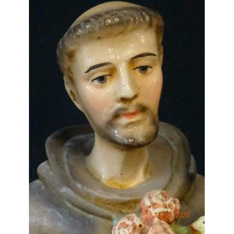 100461N=Heilige Franciscus met duiven.