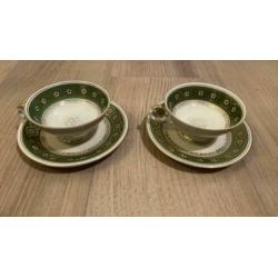 Z, G & J Handelsmerk servies 2 stuks kop en schotel