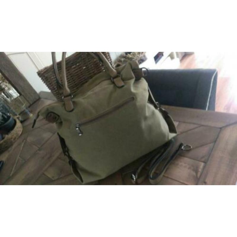 Super gave canvas tas met ster applicatie