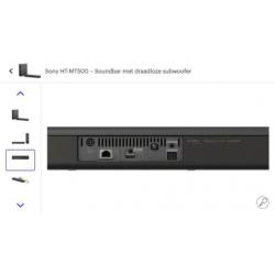 Sony HT-MT500 – Soundbar met draadloze subwoofer