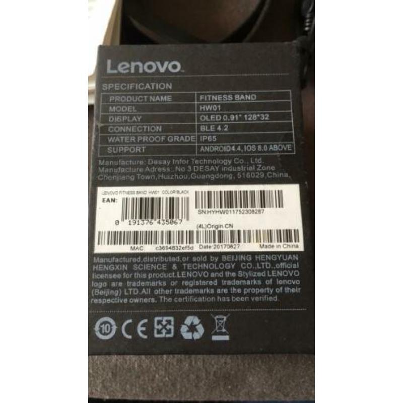 Lenovo fitness horloge