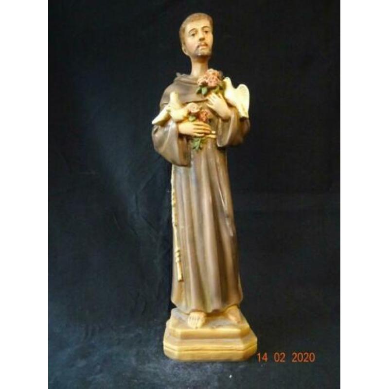 100461N=Heilige Franciscus met duiven.