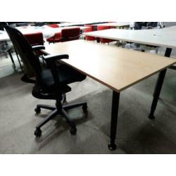 Gispen Next bureau / bureautafel 140x80 of 160x80 ( 20 x )