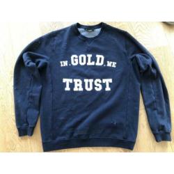 In Gold We Trust sweater XL
