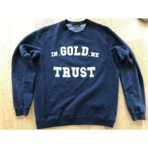 In Gold We Trust sweater XL